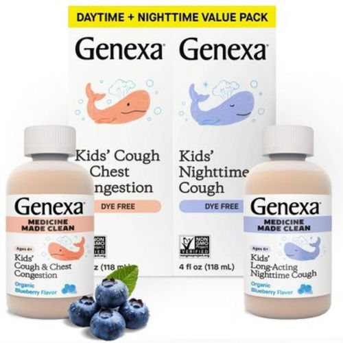 Genexa Kids' Daytime + Nighttime Cough Liquid Relief - 8 Fl Oz