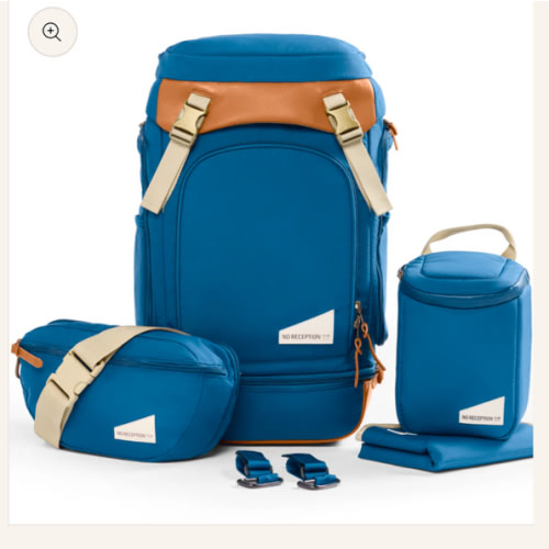 The Getaway Bag by No Reception Club | Best Travel Diaper Bag