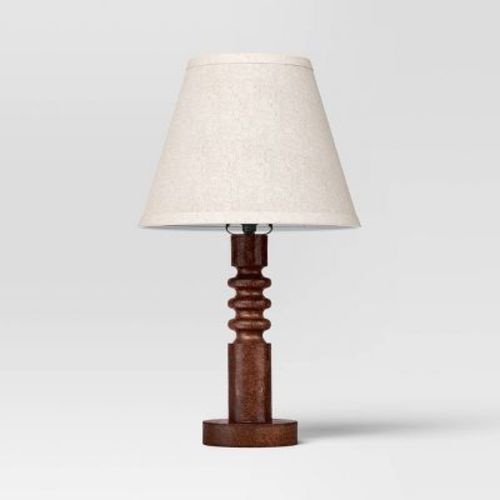 Mid Tone Wood Table Lamp - Threshold™