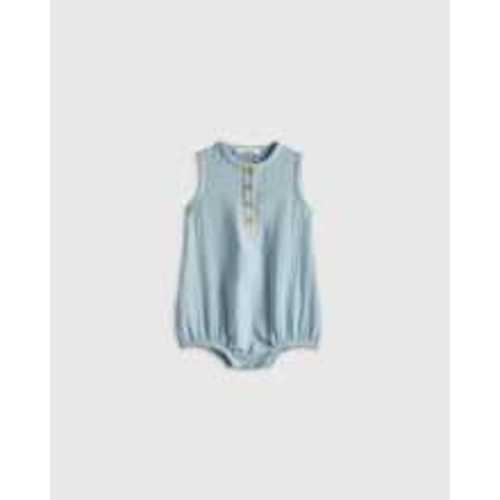 Organic Cotton Gauze Bubble Romper