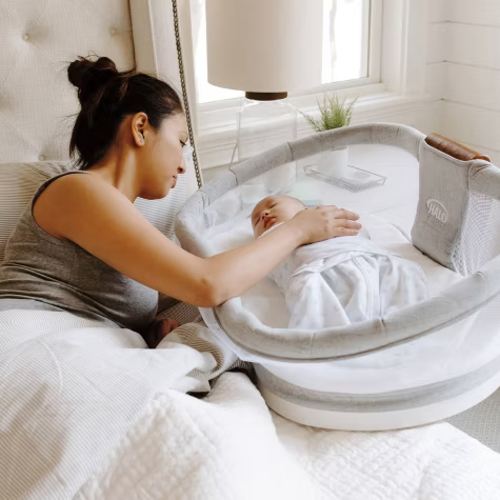 Halo Bassinest Swivel Sleeper Luxe Series - Dove Gray Tweed