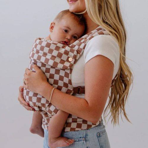 The Monarch Carrier - Mocha Check – Mabē