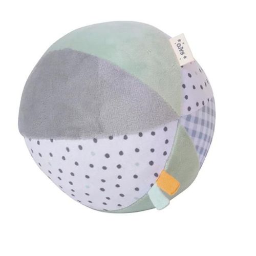 SARO Hunter Mint "Sweet & Fun" Ball with Rattle | Baby Sensory Play & Motor Skill Development
