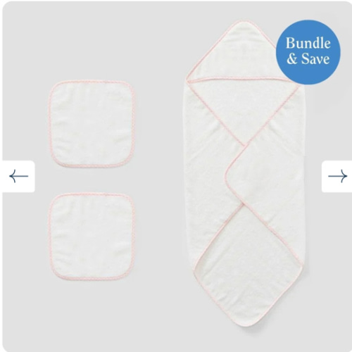 Kids' Bath Bundle (3 pieces) with Monogram
