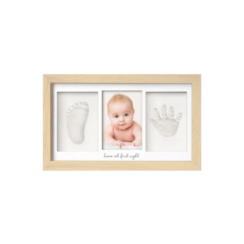 Baby Handprint & Footprint Keepsake Duo Frame