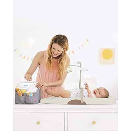 Skip Hop Nursery Style Wipe-Clean Changing Pad - Oat, 16"
