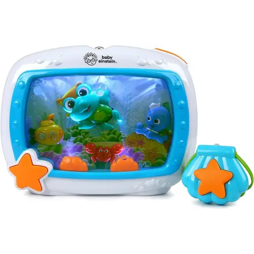 Baby Einstein Sea Dreams Soother Musical Crib Toy and Sound Machine, Newborn and up