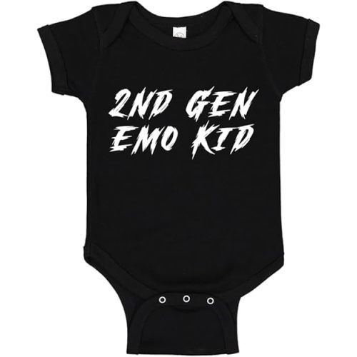 2nd Generation Emo Kid Baby One Piece Bodysuit Or Toddler Shirt Emo Daddy and Mommy Gift