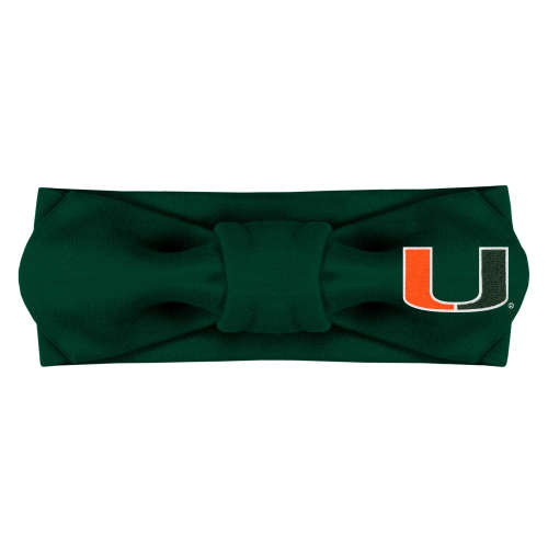 Miami Hurricanes Solid Hair Knot | College Baby