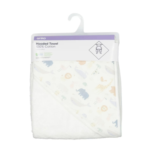 Hooded Towel - Animals