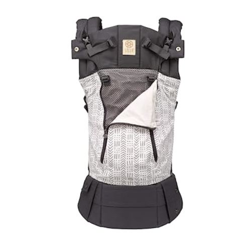 LÍLLÉbaby Complete All Seasons Ergonomic 6-in-1 Baby Carrier Newborn to Toddler - with Lumbar Support - for Children 7-45 Pounds - 360 Degree Baby Wearing - Inward & Outward Facing - Etch - Star in Our Eyes - 1 Count (Pack of 1)