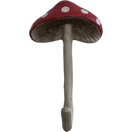 Bohemian Mushroom Wall Hook - Unique Cute Cool Fun Wall Hook Furniture Room Decor for Coat and Towel - Nursery, Kitchen, Bedroom, Bathroom，Coat Hooks (Special-Shaped)