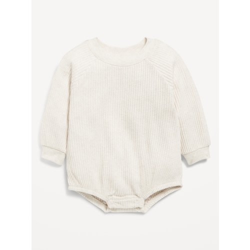 Long-Sleeve Fleece One-Piece Romper for Baby | Old Navy