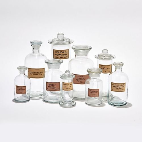 Two's Company® Apothecary Glass Jars (Set of 9)