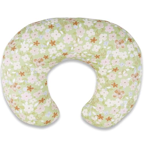Nursing Pillow & Breastfeeding Pillow – Ergonomic C-Shape for Breastfeeding & Bottle Feeding, Standard Size Breathable with Washable Cover, Hypoallergenic,Tummy Time & Sitting Support (0-18Months)