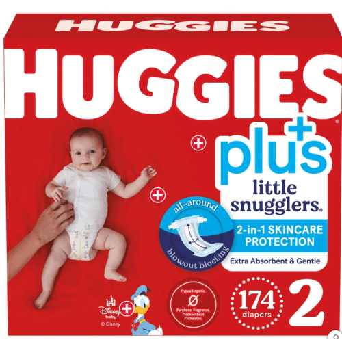 Size 2 - Huggies Plus Diapers | Costco