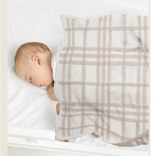 Children'S Plaid Patterned Luxury Soft Throw Blanket