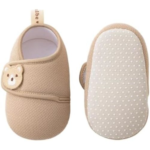 Newborn Baby Booties Infant First Walking Shoes Cozy Soft Non-Slip Warm Booties for Toddler Boys Girls