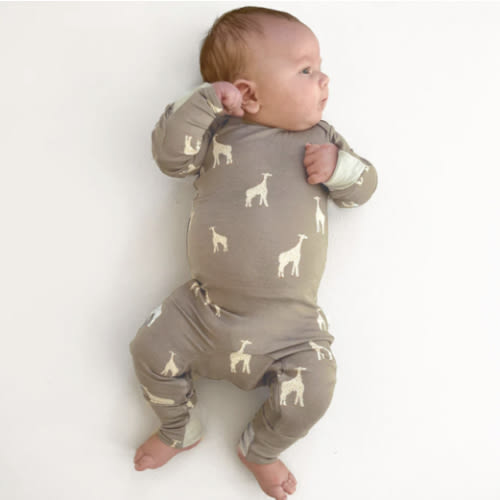 Convertible Pajama - Giraffe Maple