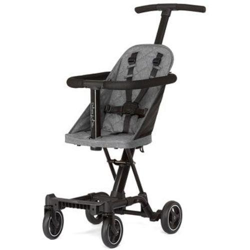 Dream On Me Coast Rider Travel Stroller Lightweight Stroller Compact Portable Vacation Friendly Stroller, Gray