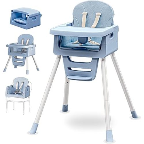 3-in-1 High Chair for Babies and Toddlers, Infant to Toddler Seating&Dining