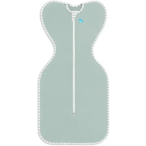Love to Dream Swaddle, Baby Sleep Sack, Swaddle Up Self-Soothing Swaddles for Newborns, Get Longer Sleep, Snug Fit Helps Calm Startle Reflex, Lite 0.2 Tog Sleep Sack, 8-13 lbs, Olive