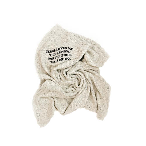 Jesus Loves Me This I Know Knit Blanket – OUR HOUSE ABOVE