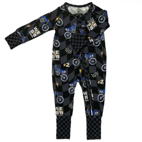 Cooper Webb Bamboo Zip Up Pajamas (0/3M - 18/24M)