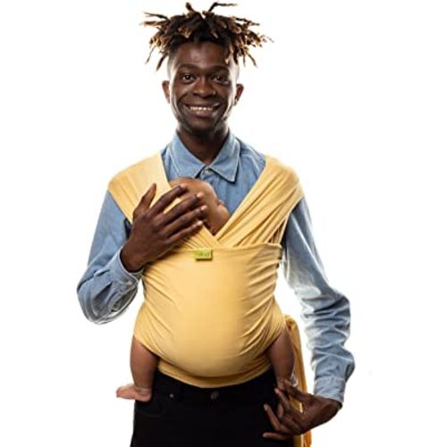 Boba Wrap Baby Carrier - Original Stretchy Infant Sling, Perfect for Newborn Babies and Children up to 35 lbs (Serenity Flax)