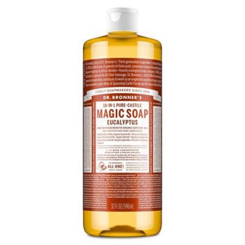 Dr. Bronner's Magic Pure Castile Liquid Soap Bodywash - Eucalyptus - 32 fl oz