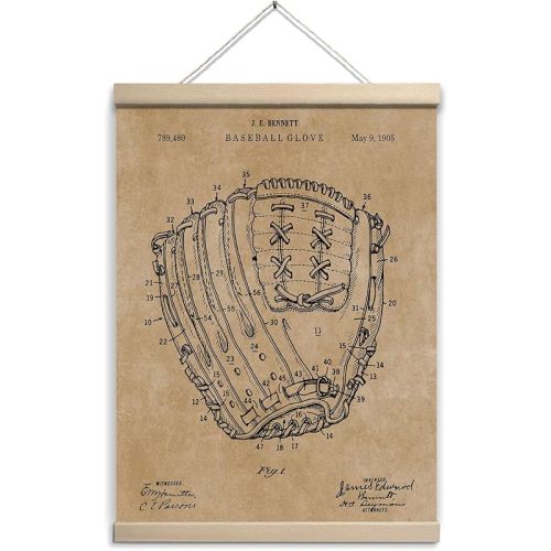 Vintage Baseball Wall Art