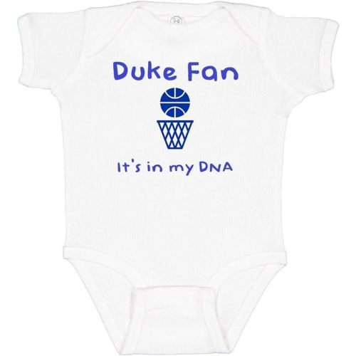 Duke Fan It's in My DNA Cute Baby Blue Devils Basketball Bodysuit