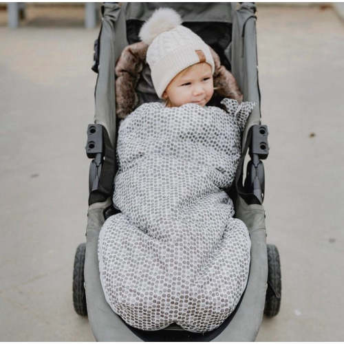 baby luno Nordic Footmuff Pram Liner - Raindrops