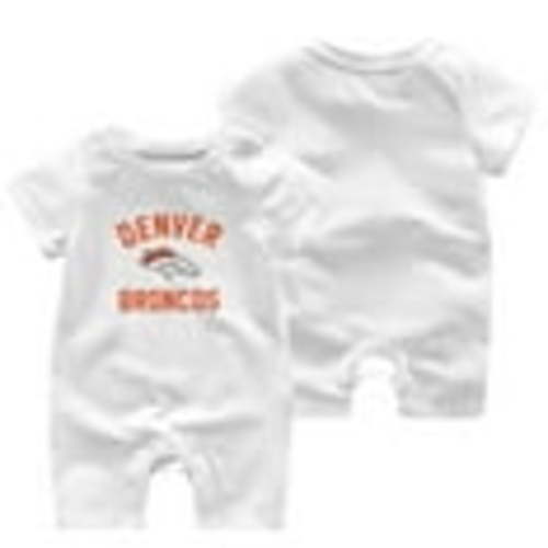 Broncos Football Unisex Baby Short Sleeve Jumpsuit Newborn One Piece Toddler Boys & Girls Outfits Round Neck Romper Bodysuit