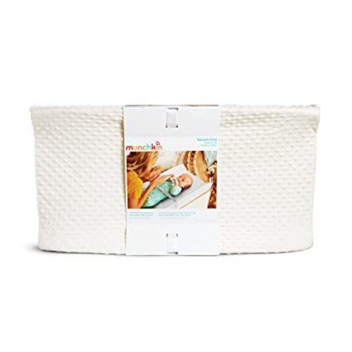 Munchkin® Secure Grip™ Contoured Baby Diaper Changing Pad for Dresser, Includes Cover, Waterproof Pad - Changing Pad + Cover