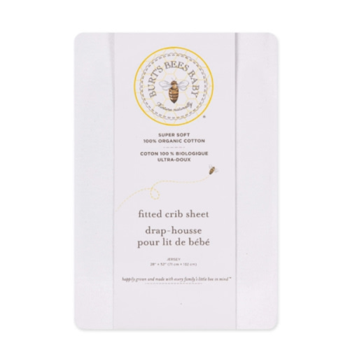 Solid Organic Cotton BEESNUG® Fitted Crib Sheet