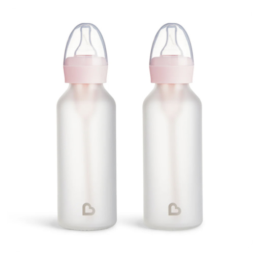 Munchkin Silicone Glass Bottle 2pk