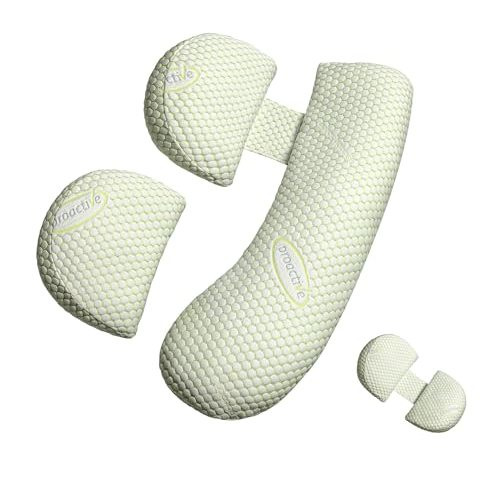 Oternal Pregnancy Pillow for Pregnant Women, Soft Pregnancy Body Pillow,Support for Back, HIPS, Legs, Maternity Pillow with Detachable and Adjustable Pillow Cover