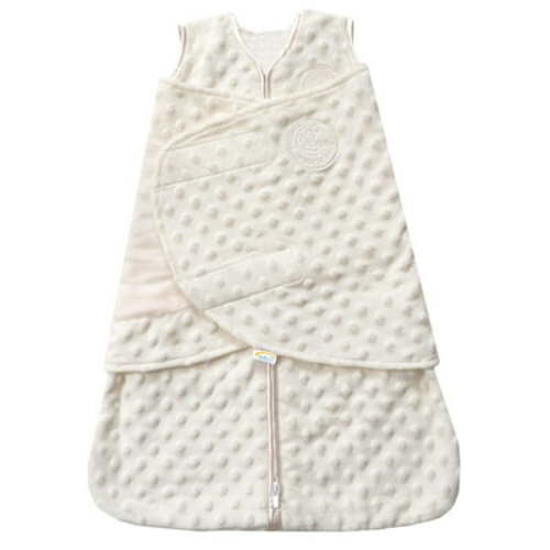 Halo® Sleepsack® Swaddle, Plushy Dot Velboa, Cream, Unisex, Small, 3-6 Months