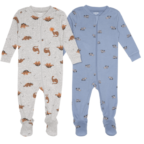 Pekkle Baby 2-pack Cotton Sleepers
3M
