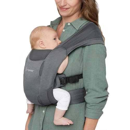 Ergobaby Embrace Soft Air Mesh Baby Carrier - Washed Black