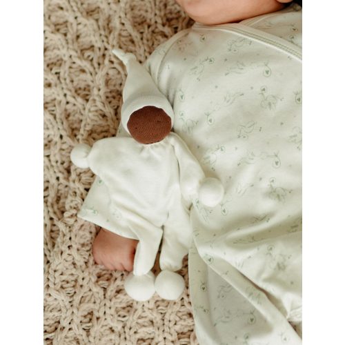 Baby Buddy Lovey - Brown Skin Organic White