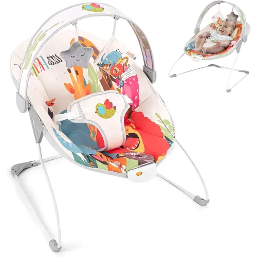 Baby Bouncer for Infant, Baby Bouncer seat,Electric Infant Bouncers with Music, Portable Baby Bouncer for Babies 0-6 Months Up to 20 lbs