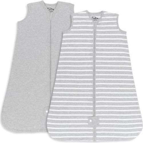Sleep Bag, Sack for Baby, 2 Pack, Breathable Wearable Blanket by Comfy Cubs, Medium - Gray