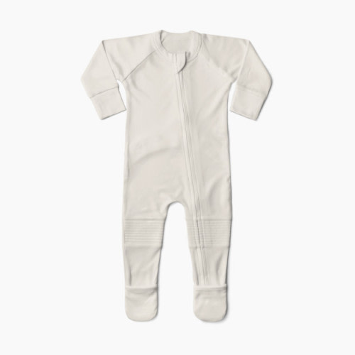 Goumi Kids Organic Sleep and Play Footie - Cloud, 6-12 M