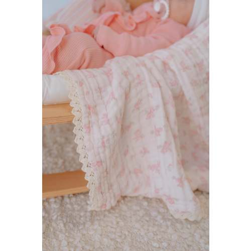 Gauze Lace Blanket | Country Floral