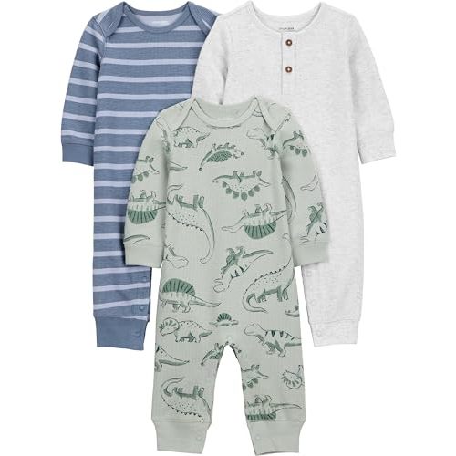 Simple Joys by Carter's Baby Boys 3-pack Jumpsuits