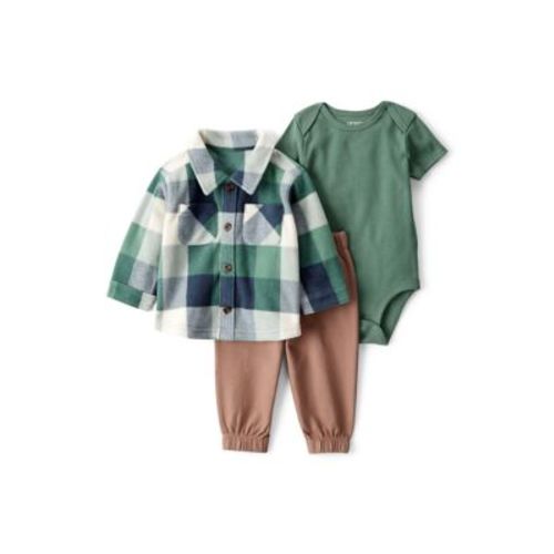 Baby Boys Printed Fleece Set