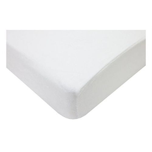 American Baby Company White Cotton Fitted Sheets, Crib Bed