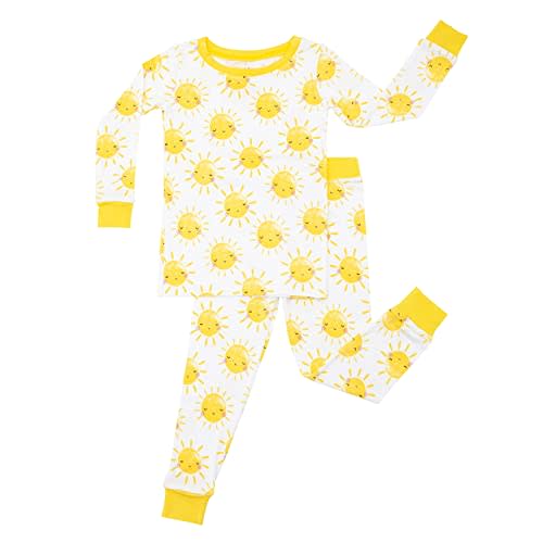 Little Sleepies Two-Piece Pajama Set for Boys & Girls, Soft Viscose from Bamboo, Snug Matching Family PJs, Toddler to Teen